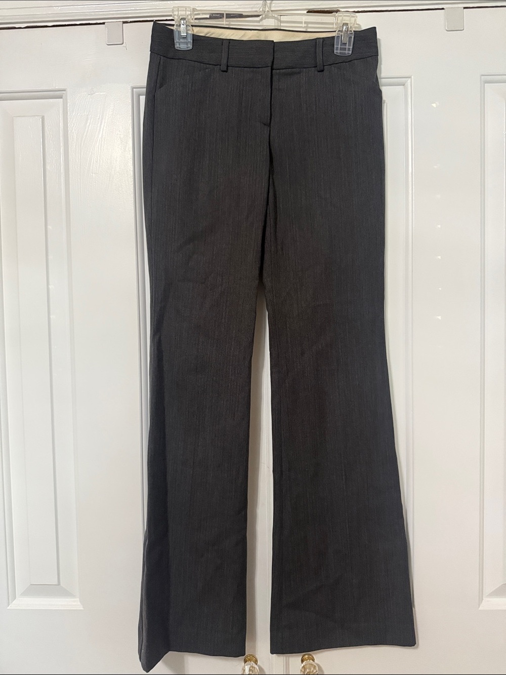 Theory Women’s Classic Wide Leg Dress Pants - Charcoal Gray